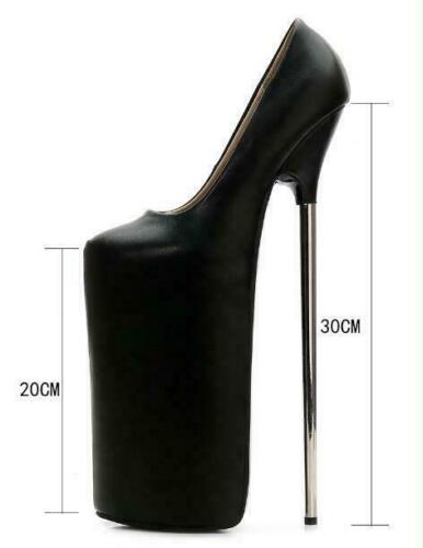 Details about  / 30cm Super High Heels Womens Party Nightclub Pumps Platform Shoes Stilettos Lady