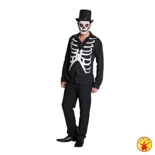 Rubies Squelette frac collant Gants Halloween Gilet Robe