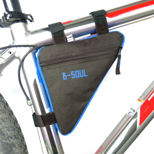 Cycling Black Blue Red Bicycle Triangle Bag Front Frame Tube Bike Pouch Panniers