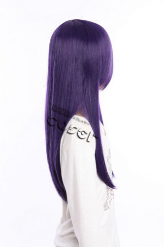 W-03-BC36 lila purple 60cm COSPLAY Perücke WIG hitzefest glatt Anime Manga Haare 