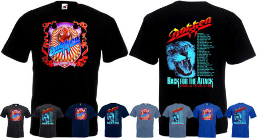 Dokken Back for the Attack T-shirt double side black blue all sizes S...5XL 