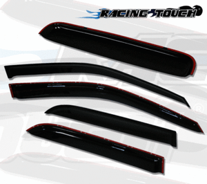 Sun roof /& Window Visor Wind Guard Out-Channel 5pcs 2007-10 Mitsubishi Outlander