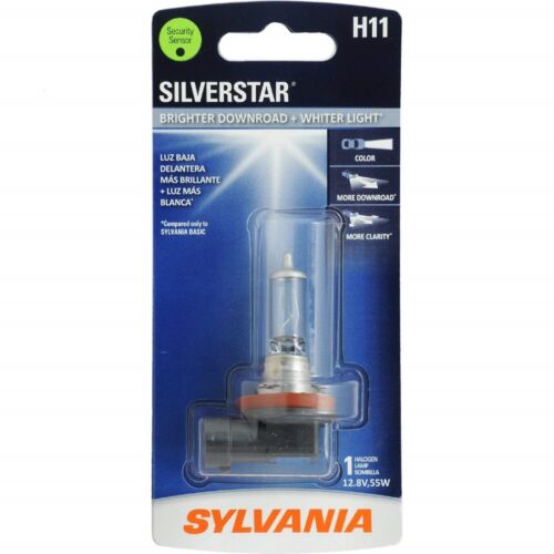 Sylvania Silverstar H11 55W One Bulb Fog Light Replacement Upgrade Plug Play OE 
