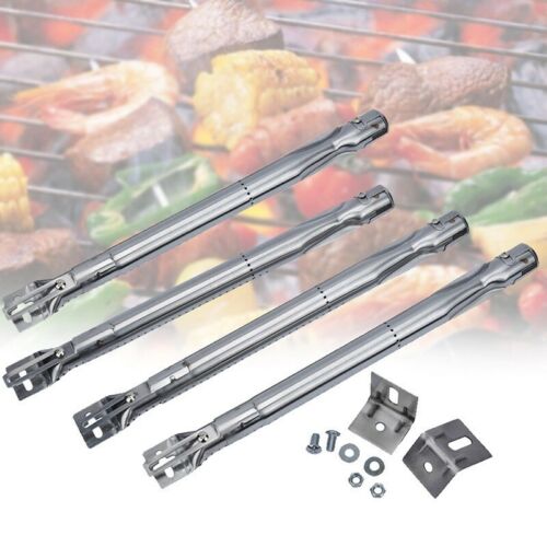 4 X Universal Stainless Steel Pipe Hose Burner BBQ Gas Grill Parts Replacement 