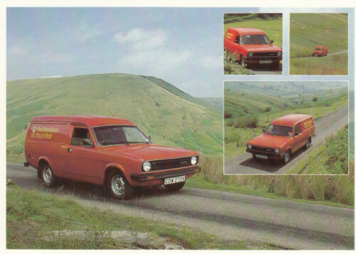 GB Postcard Royal Mail Van Black Mountains Wales 1981 un-posted 91673 