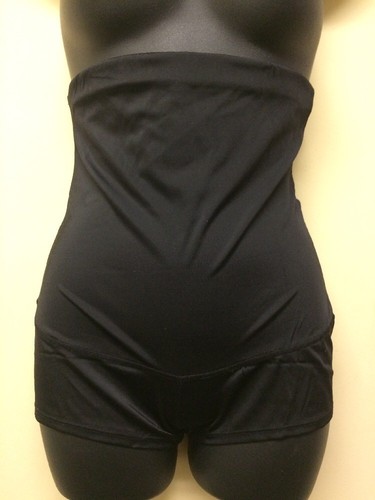 WOMENS FLEXIBLE ELASTIC HIGH WAIST SHAPER SHAPING BRIEF SIZE MEDIUM BLACK NEW