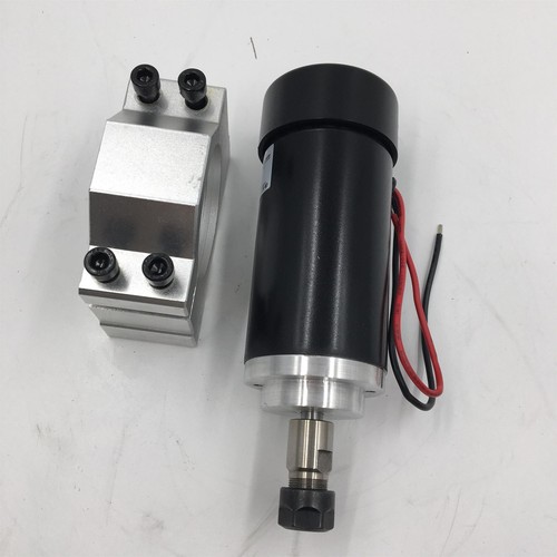 400W DC ER11 Spindle Motor 12000rpm Air-cooled /& Mount Bracket for CNC Router