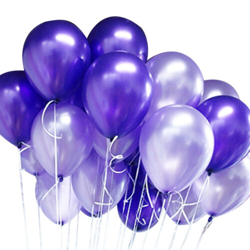 10‘’ Latex Balloons Light Up 100 PCS Birthday Wedding Party Decorations 