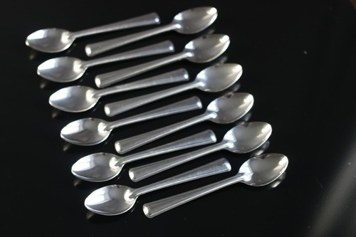 12 Solide cuillère à café pour une utilisation quotidienne en acier inoxydable 18//0 metal Tea Spoon Set