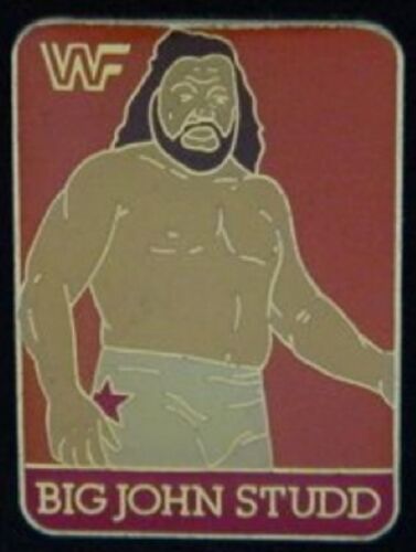2 ~ /'90 Vintage  WWF Wrestling Pin ~ Big John Studd