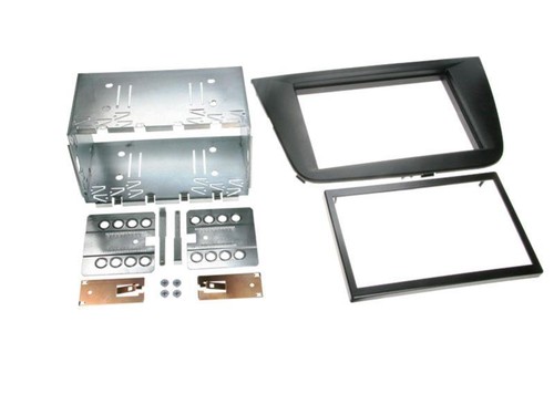 Para Seat Leon 1p 1pn auto radio diafragma instalación marco doble DIN 2-din negro