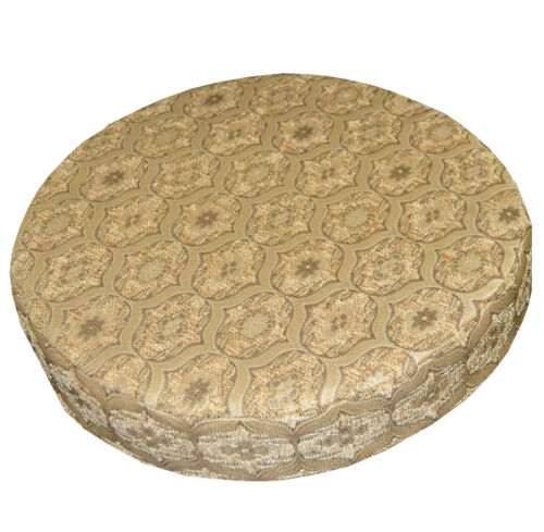 8 Pattern Damask Flower 3D Round Shape Cotton Seat Cushion Cover Custom Size we