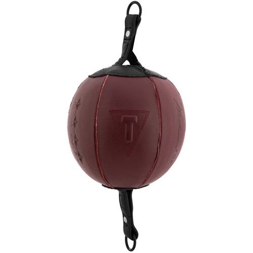 Title Boxing Ali Authentic Leather Double End Bag Maroon