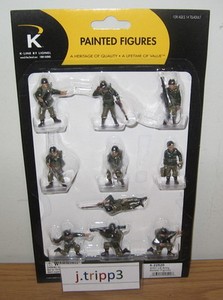 K-LINE LIONEL 6-22520 WWII U.S. ARMY SOLDIER 10 ACTION MILITARY FIGURES O GAUGE | eBay