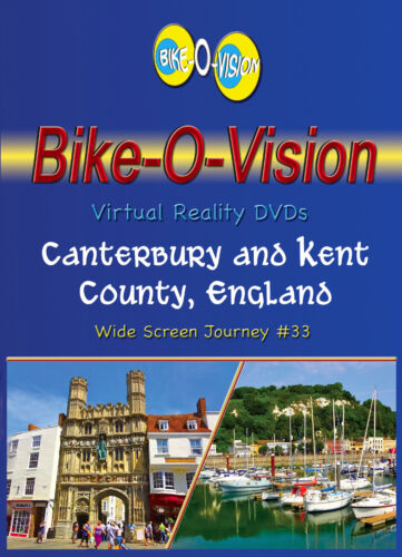 Bike-O-Vision Cycling Video England"  BLU-RAY "Canterbury & Kent County 