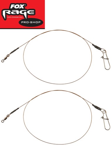 Fox Rage 49 Strand Surefit Leader 2 Stahlvorfächer Stahlvorfach Hechtvorfach