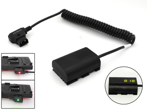 Batería LP-E6 ficticio a D-tap Cable De Alimentación Fr 502 702 Monitor Canon 5D Small 6D 7D