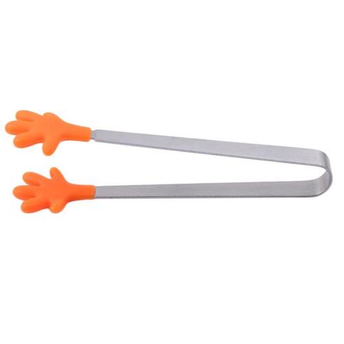 Pancakes Mini Tongs With Soft Silicone Hand Shape Tips For Muffins Cookie CB 
