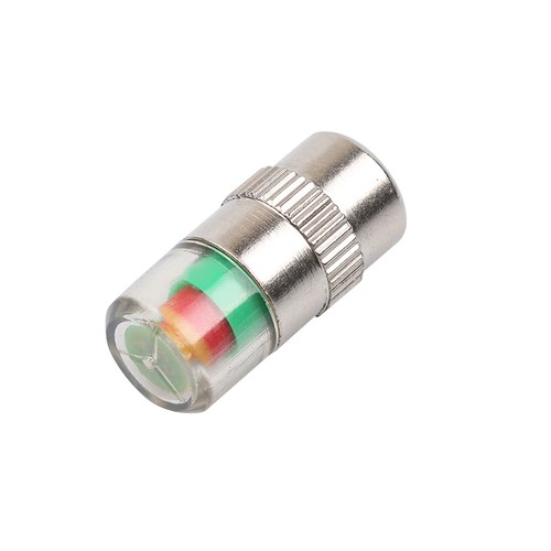 1pc Car Auto Tire Pressure Monitor Valve Stem Cap Indicator Eye Alert
