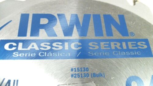 FREE SHIP Irwin 15130 Irwin Classic Series Carbide Tipped Circular Saw Blade