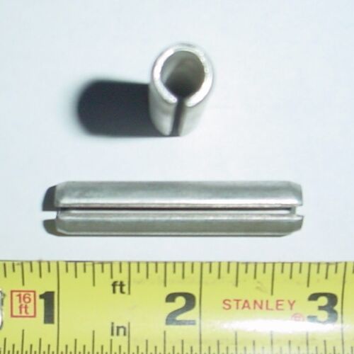 4 ea 3/8&#034; x 1.75&#034; Roll Pins Spring Pins - Cadmium