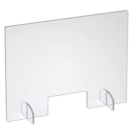 Perspex Screen 49x35 Counter Sneeze Guard Acrylic Plexiglass Shield Desk Divider