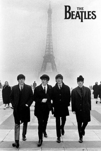 Paris The Beatles Maxi Poster 61cm x 91.5cm new and sealed