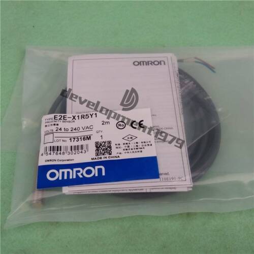 OMRON Inductive Proximity Sensor E2E-X1R5Y1 Cable Sealed E2EX1R5Y1 New