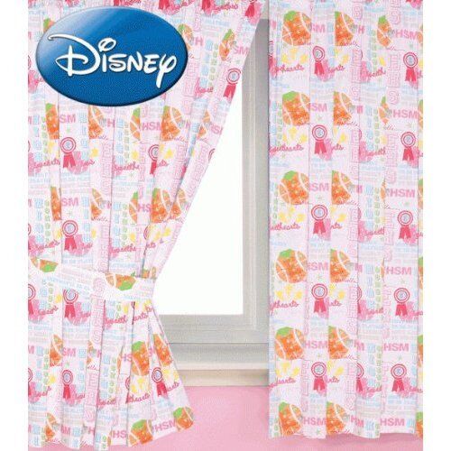 Ready Made Cotton Curtain Sets 168X137cm 66x54" Disney High School Musical Bratz 
