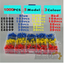 1000pcs//lot Bootlace cooper Ferrules kit set Wire Copper Crimp Connector Insulat