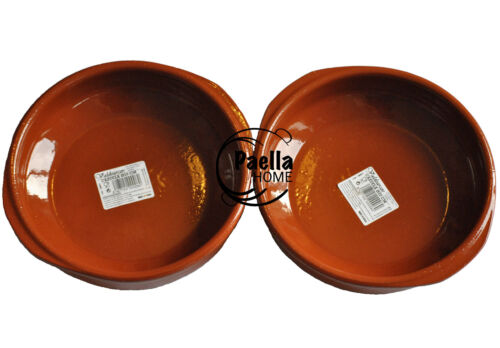 Set of 10cm Terracotta Tapas Dishes 2-24 Units Casserole Spanish Cazuelas 