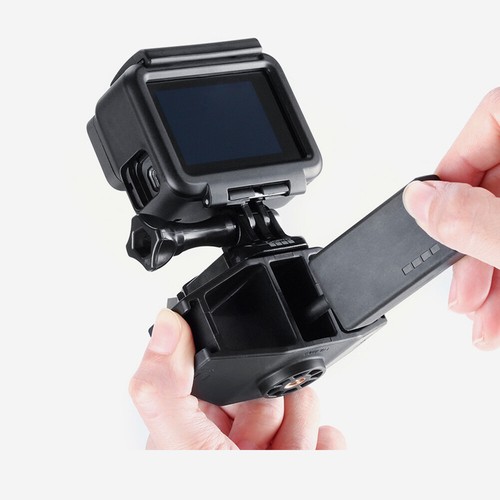 2 adaptador de micrófono de montaje zapatos de frío SOPORTE PARA GOPRO Hero 7 6 5 Sjcam EKEN