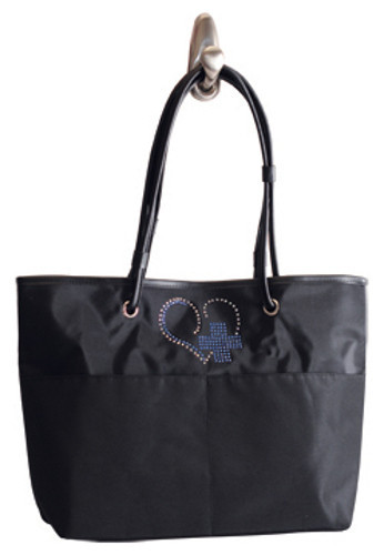 CLEARANCE Nurse Medical Tote Bag Heart Cross Bling