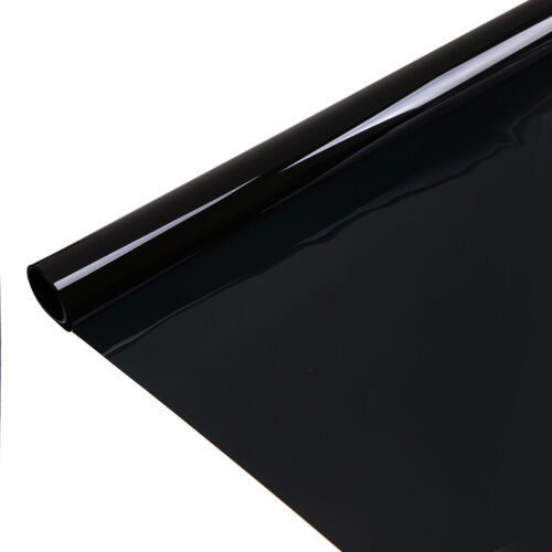 Uncut Window Tint Film Roll 1% 80%UV/Heat VLT 50x300cm Black Universal Car Auto 