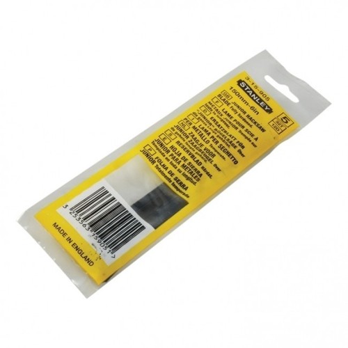 Stanley Junior Scie à métaux Lames Lame Paquet de 5 STA315905 3-15-905