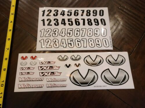 Traxxas Slash Decals VXL-3S Velineon Brushless Hard to Find Decal Sheets 