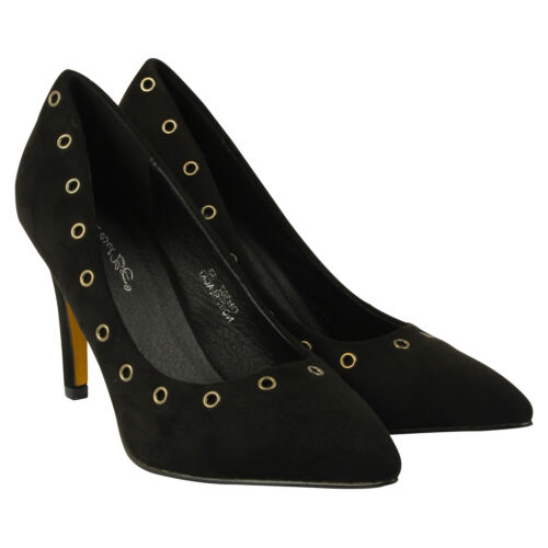 ladies black heels size 6