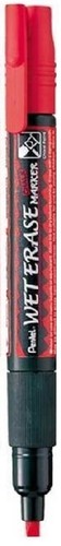 Pentel Wet Erase Chalk Marker Pens Metal Glass Plastic Chalkboard 4mm Nib Smw26