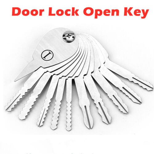 Universal Door Opening Unlocking Key Tool Durable for Door Cabinet/ Drawer Lock 