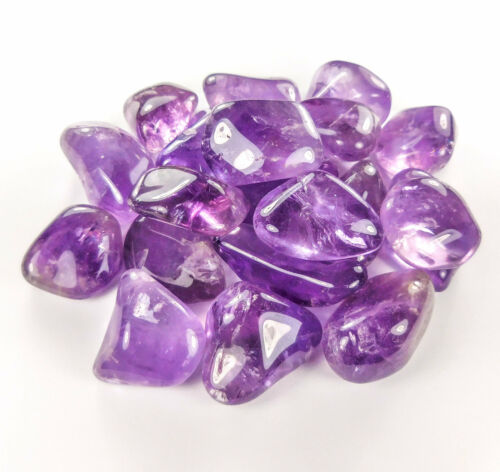 1 Pc Purple Polished Crystal Gemstones Gemmy Amethyst Tumbled Gemstone CE3