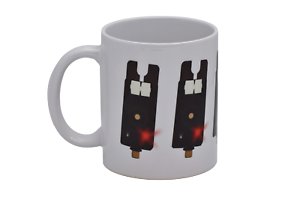 Black Bite Alarm Themed Mug Based On Ian Gray Alarms Carp Fishing Brew