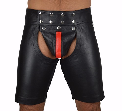 774 awanstar gambali pantaloni di alta qualità in pelle Chaps Lederhose breve pantaloni in pelle