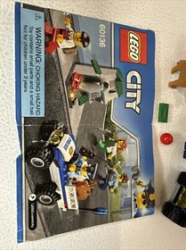 LEGO City 60136 Police Starter Set 99% With Manual Missing 1 Rod