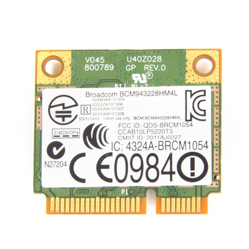 300M Dell Broadcom BCM943228HM4L DW1530 802.11ABGN Mini PCI-E Wireless WiFi Card