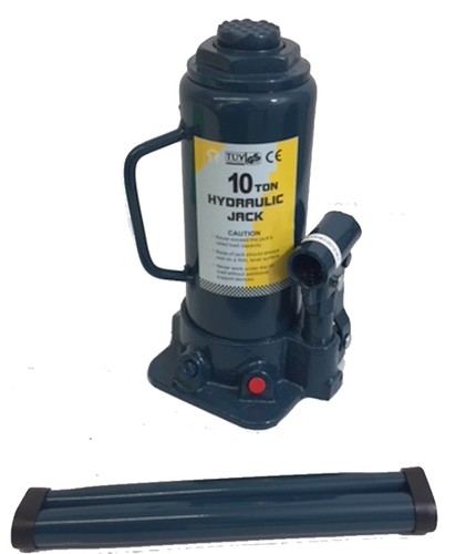 10 ton tonne Hydraulic Telescopic Low profile Bottle Jack Car Van Tractor Truck
