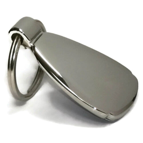 Honda CRV Key Ring Black and Chrome Teardrop Keychain