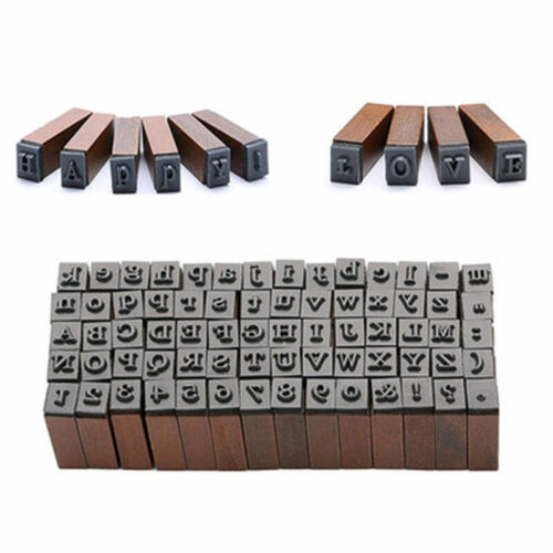 Zahlen-Holzbox 70 Sonderposten Buchstabenstempel Großbuchstaben Alphabet
