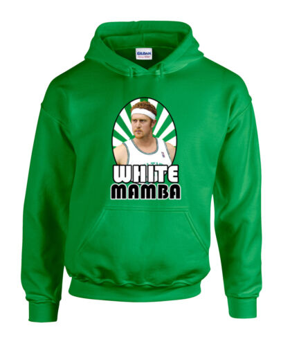 Boston Celtics Brian Scalabrine White Mamba jersey shirt Hooded SWEATSHIRT 