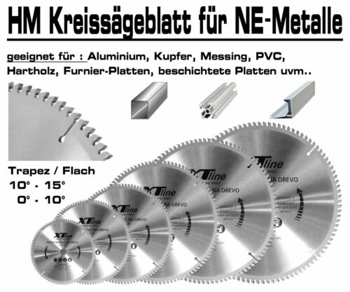 HM Kreissägeblatt 210 x 30 x 60 Trapez Zahn Für ALU NE Metall vom Fachhandel XT 