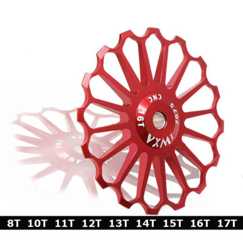 Derailleur Ceramic Bearing 8-17T Rear Pulley Jockey Wheel Road Bike Guide Roller